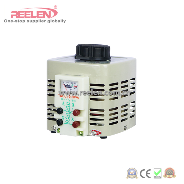 0.2kVA Single Phase Contact Type AC Voltage Regulator (Model: TDGC2-0.2kVA)
