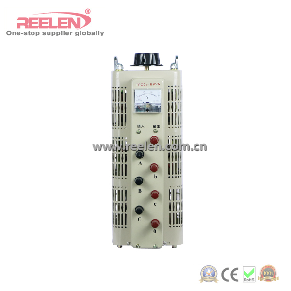 6kVA Three Phase Contact Type AC Voltage Regulator (Model: TSGC2-6kVA)