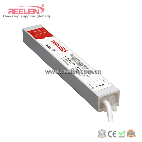 30W Waterproof IP67 Constant Voltage LED Power Supply (Model: LPS-30-12/24)