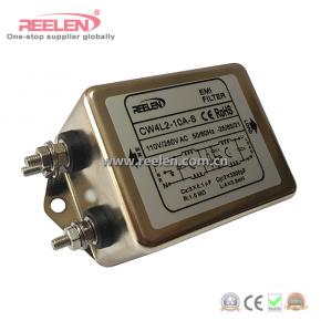 10A Single Phase Double Pole Terminal Type EMI Filter (Model: CW4L2-10A-S)