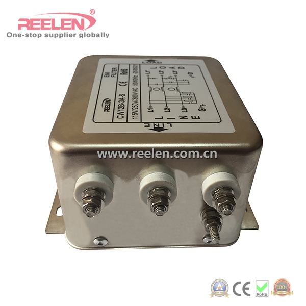 Power Filter Three-phase Three Wire CW12B-10A-S Anti-interference EMI