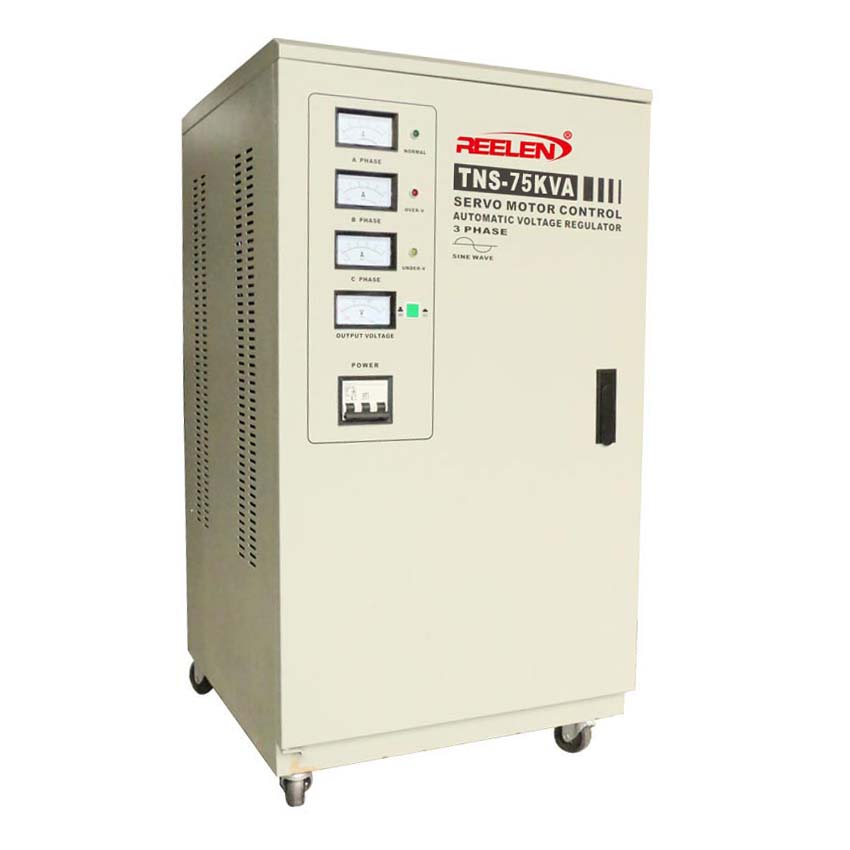 75kVA Three Phase Full Automatic Compensated AC Voltage Stabilizer (Model: TNS-75kVA)